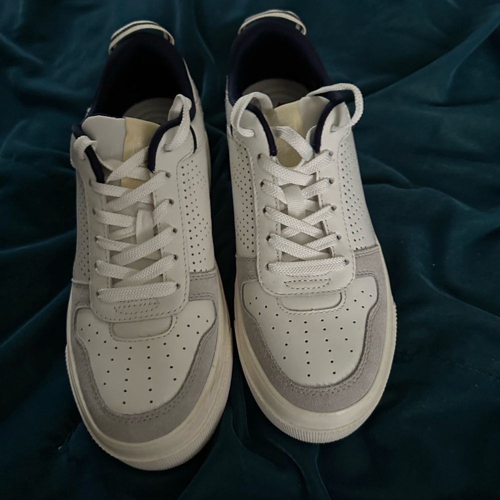 Onitsuka Tiger by Asics White and Gray Sneakers